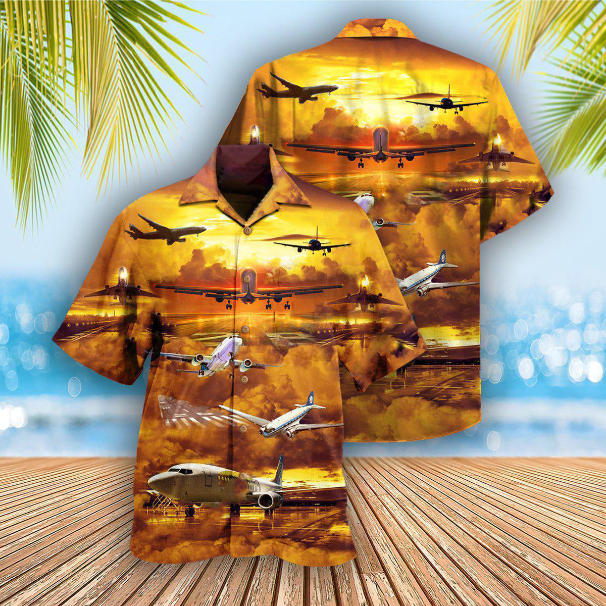 Airplane Fly Life Is A Journey Enjoy The Flight Airplane - Hawaiian Shirt - Reefox