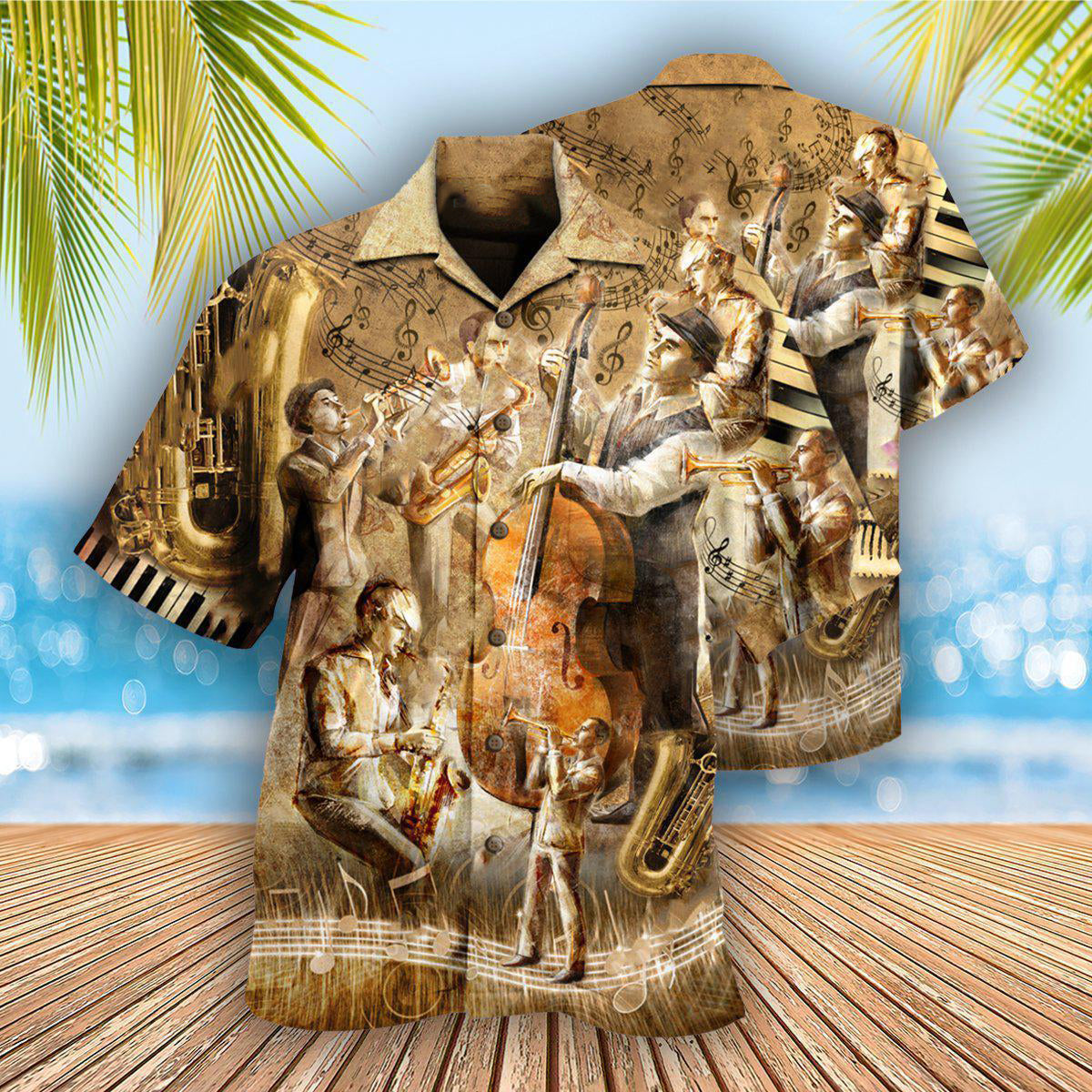 Jazz Music Life Is A Lot Like Jazz Its Best When You Improvise - Hawaiian Shirt - Reefox