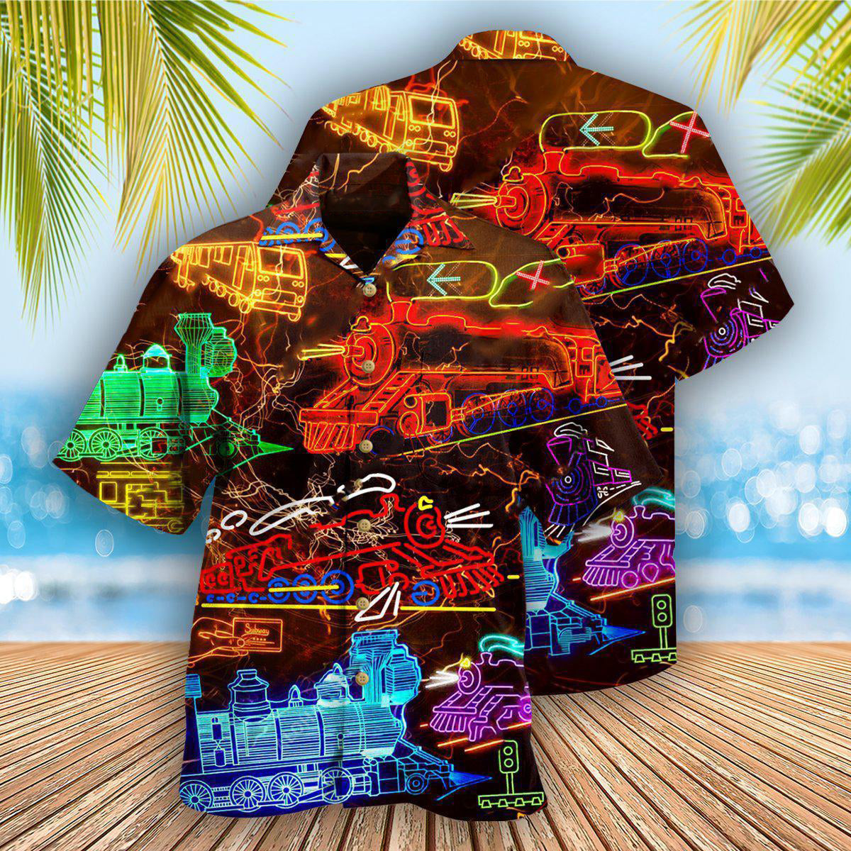 Train Life Is Better On A Train - Hawaiian Shirt - Reefox