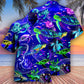 Turtle Life Is Better With A Turtle Blue Ocean - Hawaiian Shirt - Reefox