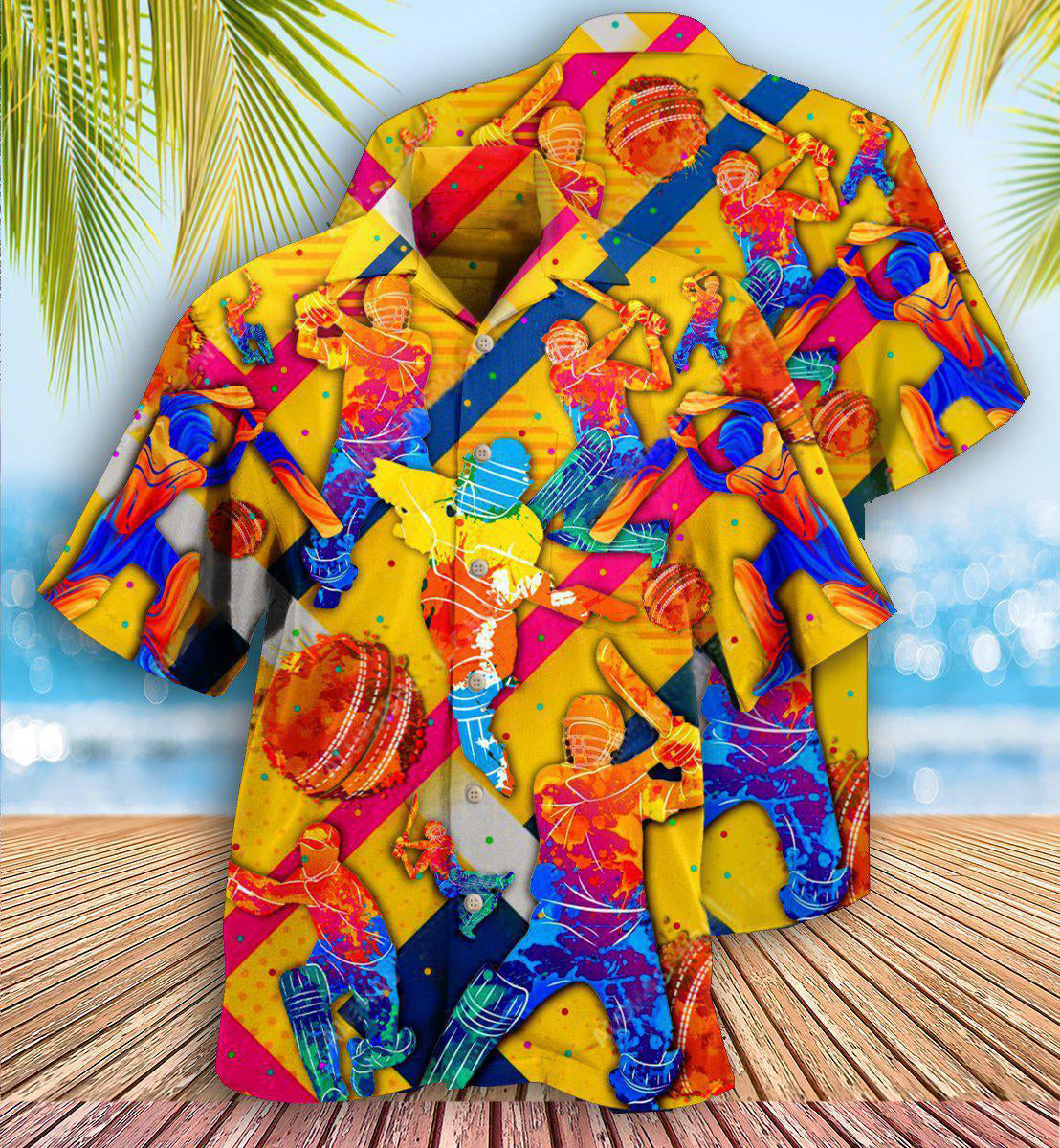 Cricket Life Is Better With Cricket In Blue - Hawaiian Shirt - Reefox