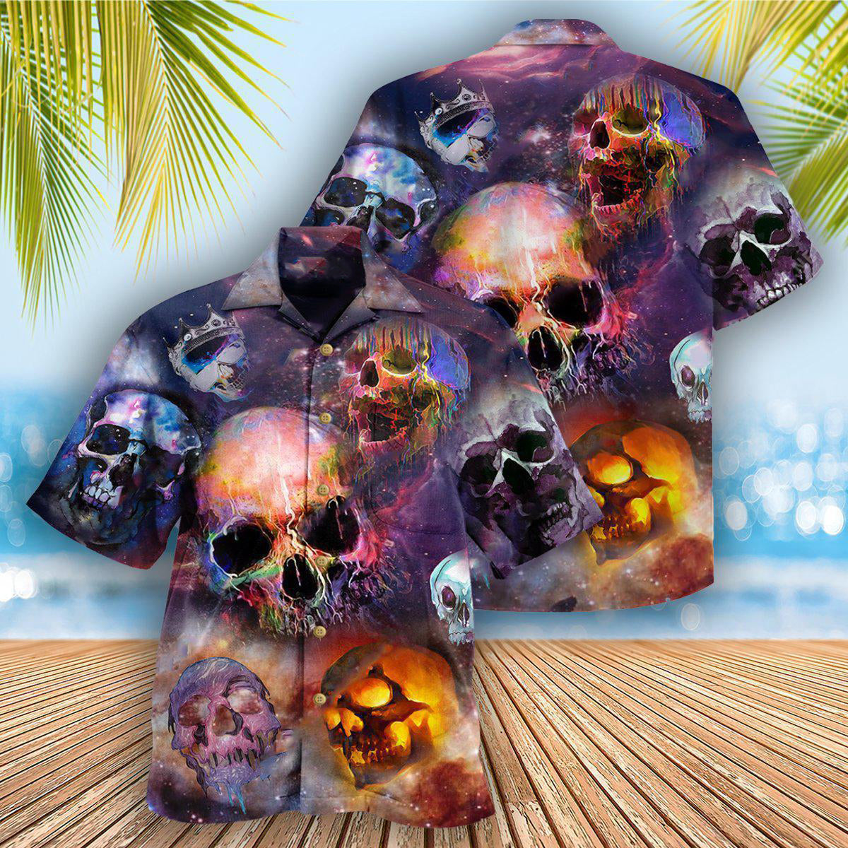 Skull Life Is Short Don't Turn Into Skull - Hawaiian Shirt - Reefox