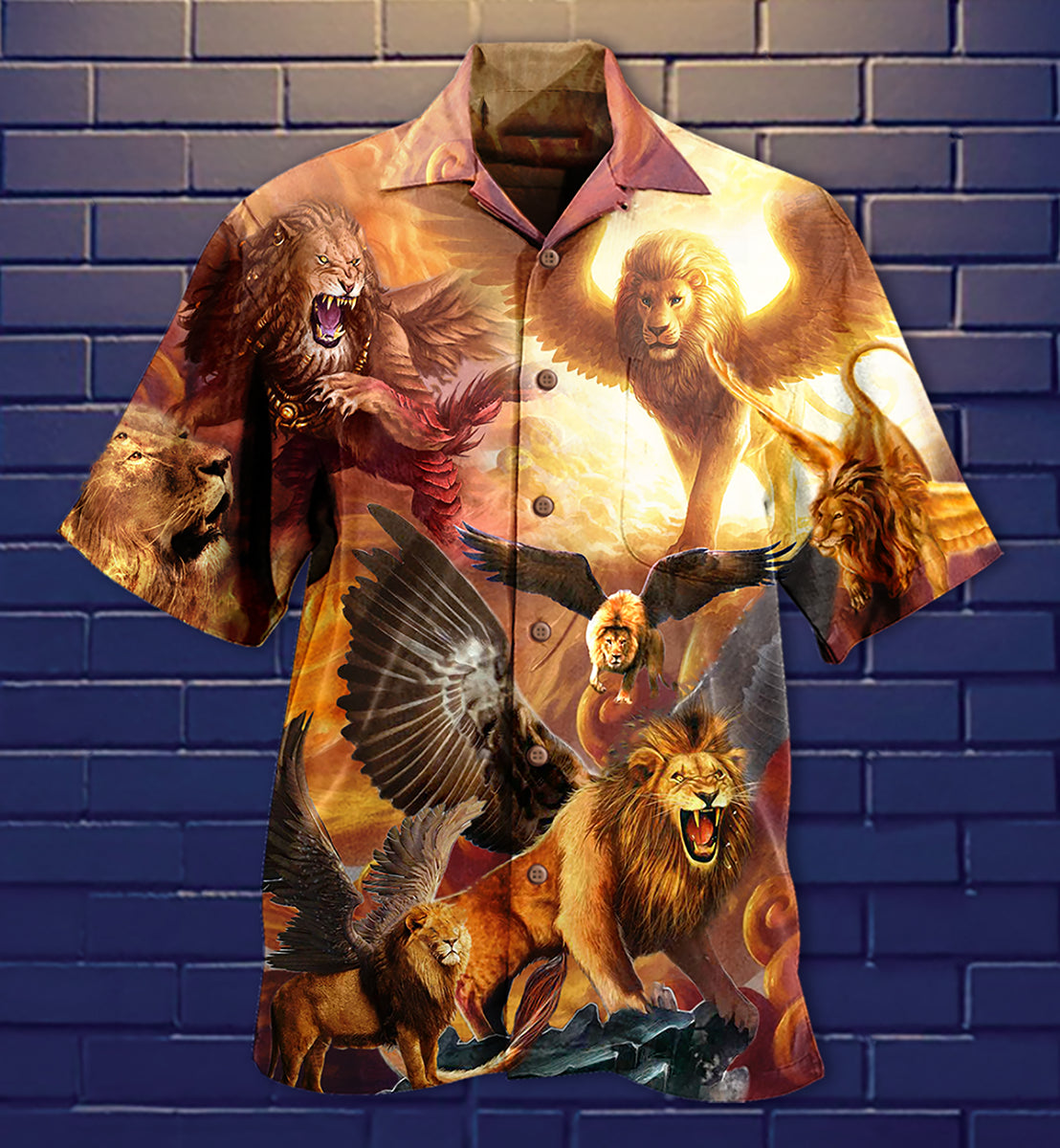 Lion King Love Life - Hawaiian Shirt - Reefox