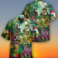 Hippie Magic World Mushrooms Dragon - Hawaiian Shirt - Reefox