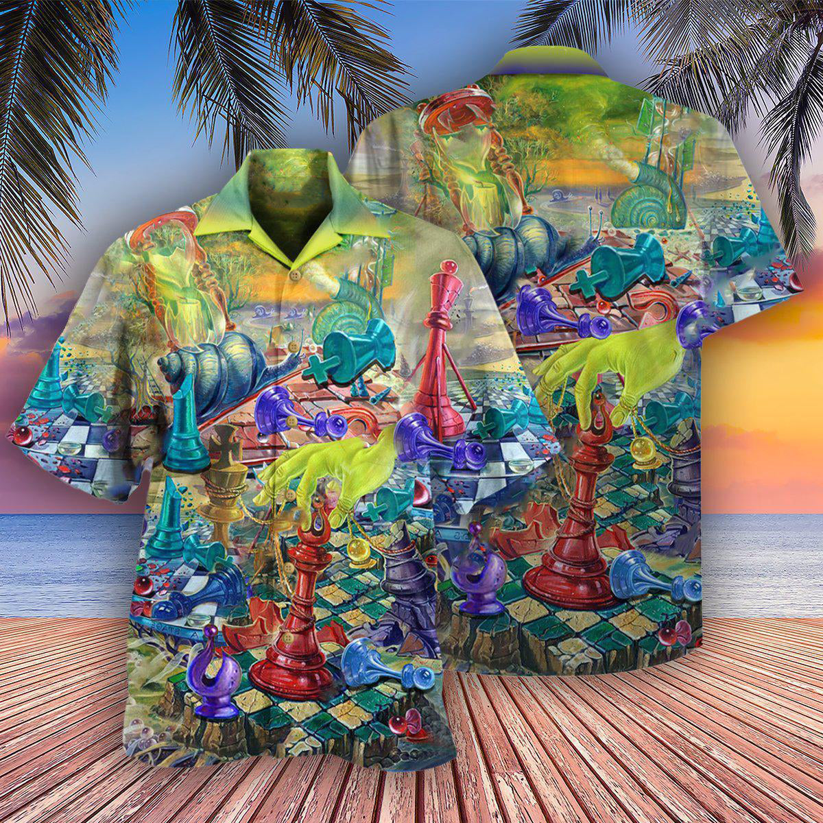 Chess Magical World Cool - Hawaiian Shirt - Reefox