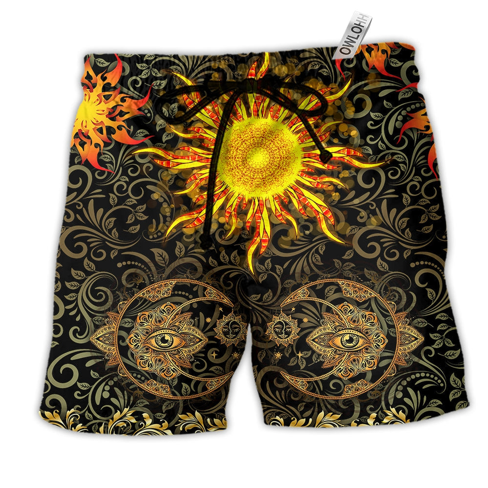 Beach Short / Adults / S Mandala Nothing Is More Amazing Than The Sun Hot Sun - Beach Short Reefox - Owls Matrix LTD