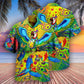 Parrot Mardi Gras - Hawaiian Shirt - Reefox