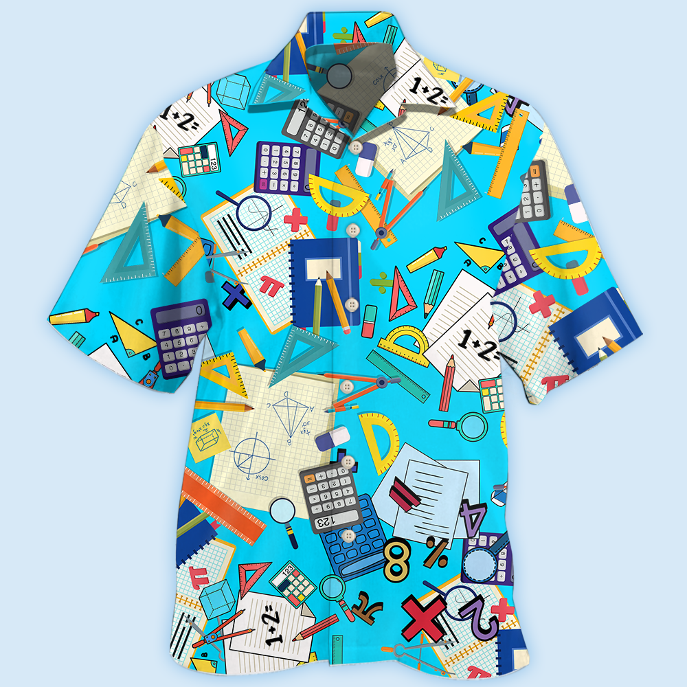 Math I Love Math It Makes People Smart - Hawaiian Shirt - Reefox