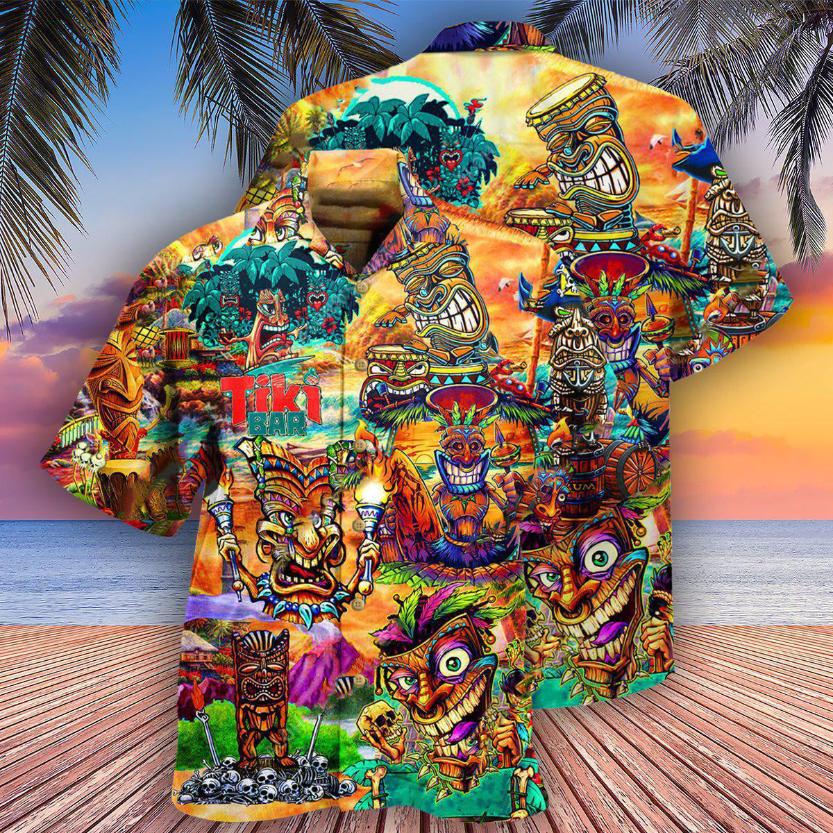 Tiki May The Aloha Spirits Follow You Home - Hawaiian Shirt - Reefox