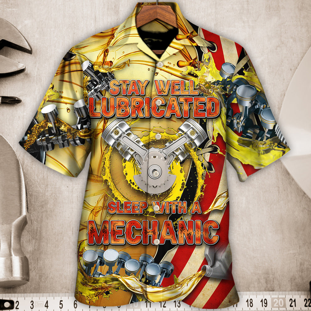 Mechanic Stay Well Lubricated Sleep - Hawaiian Shirt - Reefox