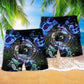 Mermaid Love Blue Ocean - Beach Short Reefox - Owls Matrix LTD
