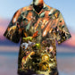 Dinosaur Disastrous War - Hawaiian Shirt - Reefox