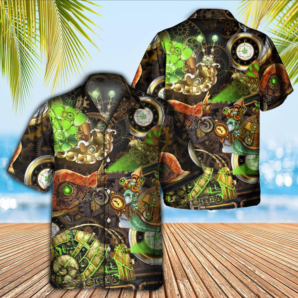 Steampunk Amazing Snail - Hawaiian Shirt - Reefox