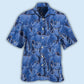 Moose Blue Beautiful Moose - Hawaiian Shirt - Reefox