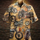 Motorcycle Vintage Style Ride And Live Today - Hawaiian Shirt - Reefox