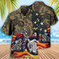 Motorcycle US Flag - Hawaiian Shirt - Reefox