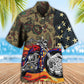 Motorcycle US Flag - Hawaiian Shirt - Reefox