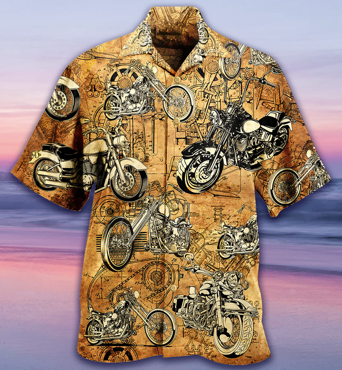 Motorcycle Vintage I'm Cool - Hawaiian Shirt - Reefox