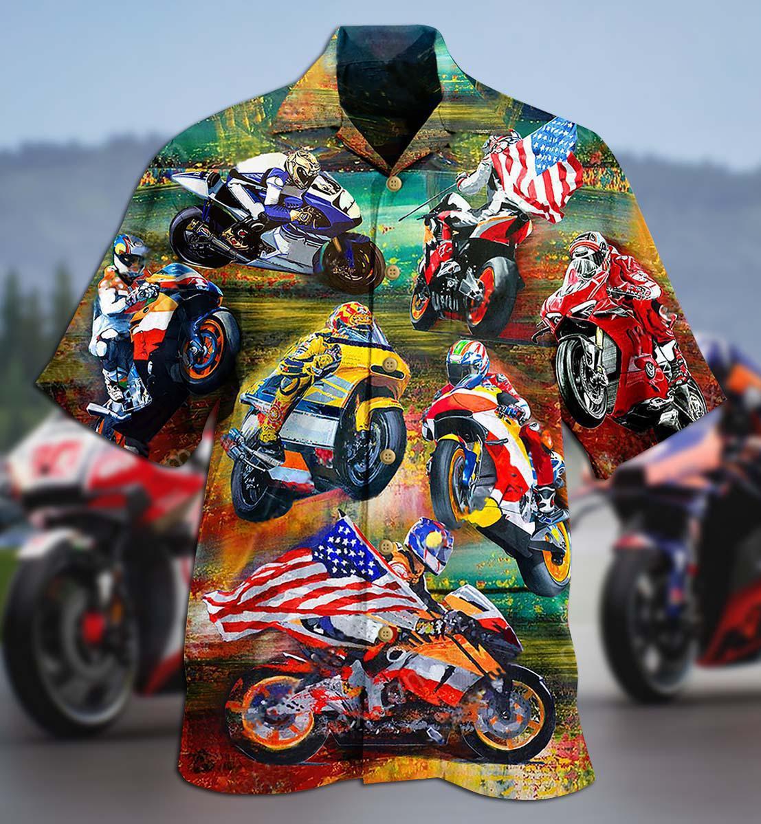 Motorsport Racing America - Hawaiian Shirt - Reefox