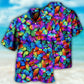 Butterfly Multi Bright Butterflies - Hawaiian Shirt - Reefox