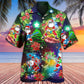Guitar Music Santa So High Christmas - Hawaiian Shirt - Reefox