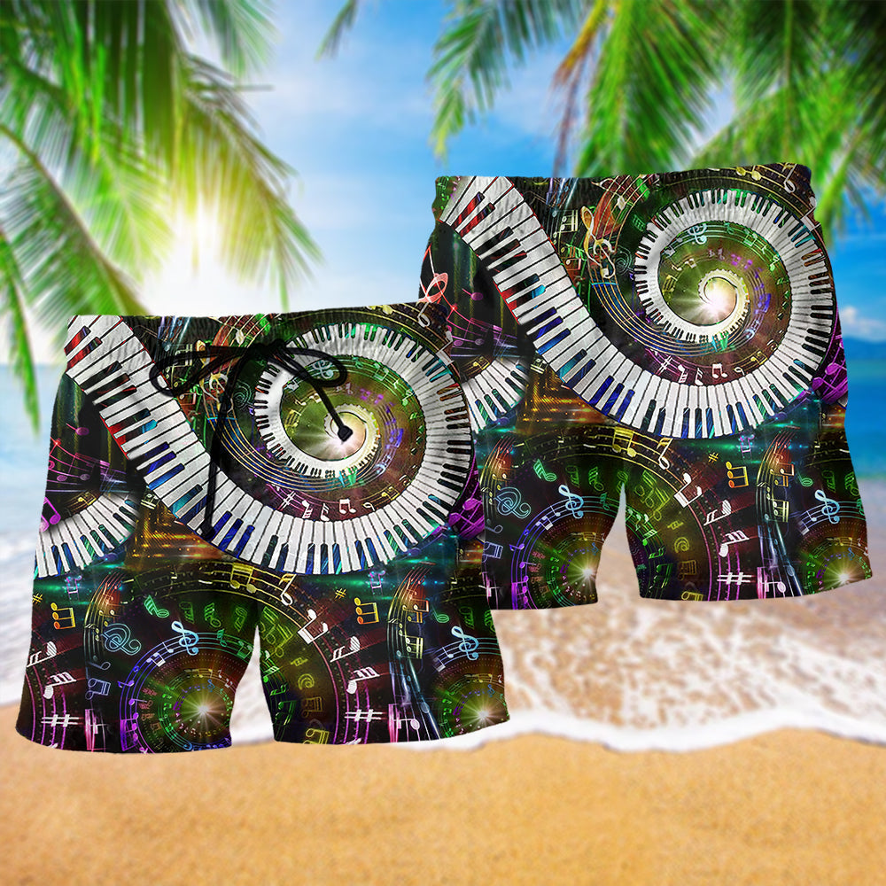 Music 10 Fingers 88 Keys Piano - Beach Short Reefox - Owls Matrix LTD