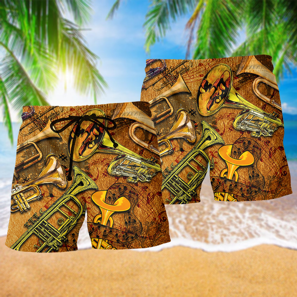 Music Happiness So Colorful - Beach Short Reefox - Owls Matrix LTD