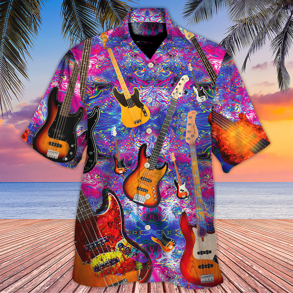 Guitar Life Love Purple Style - Hawaiian Shirt - Reefox