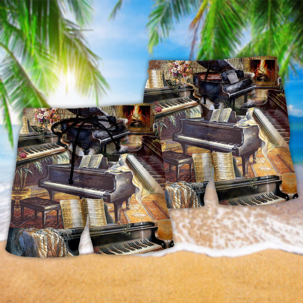 Music Once A Pianist Always A Pianist - Beach Short Reefox - Owls Matrix LTD