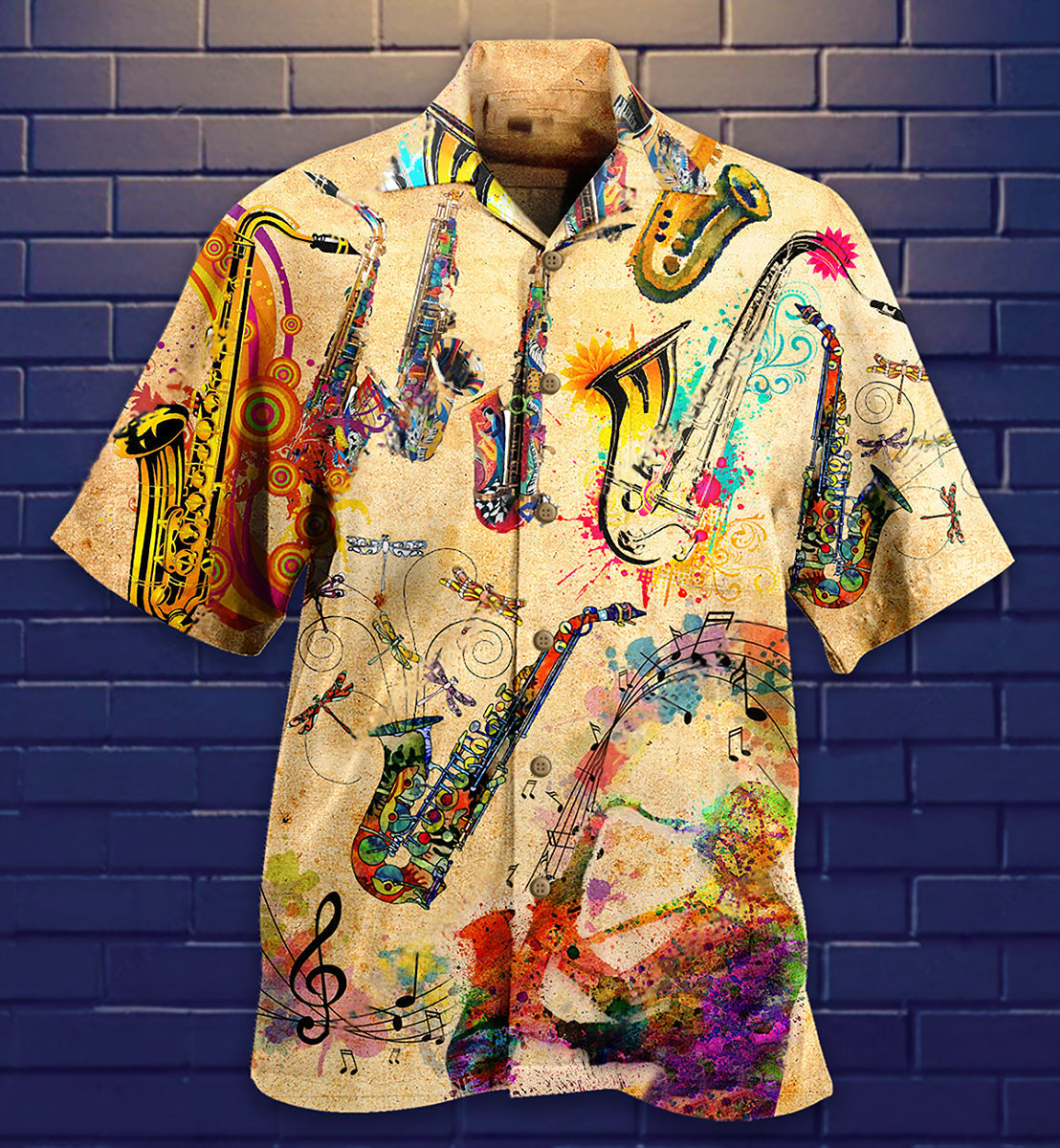 Saxophone Is My Beautiful Life - Hawaiian Shirt - Reefox