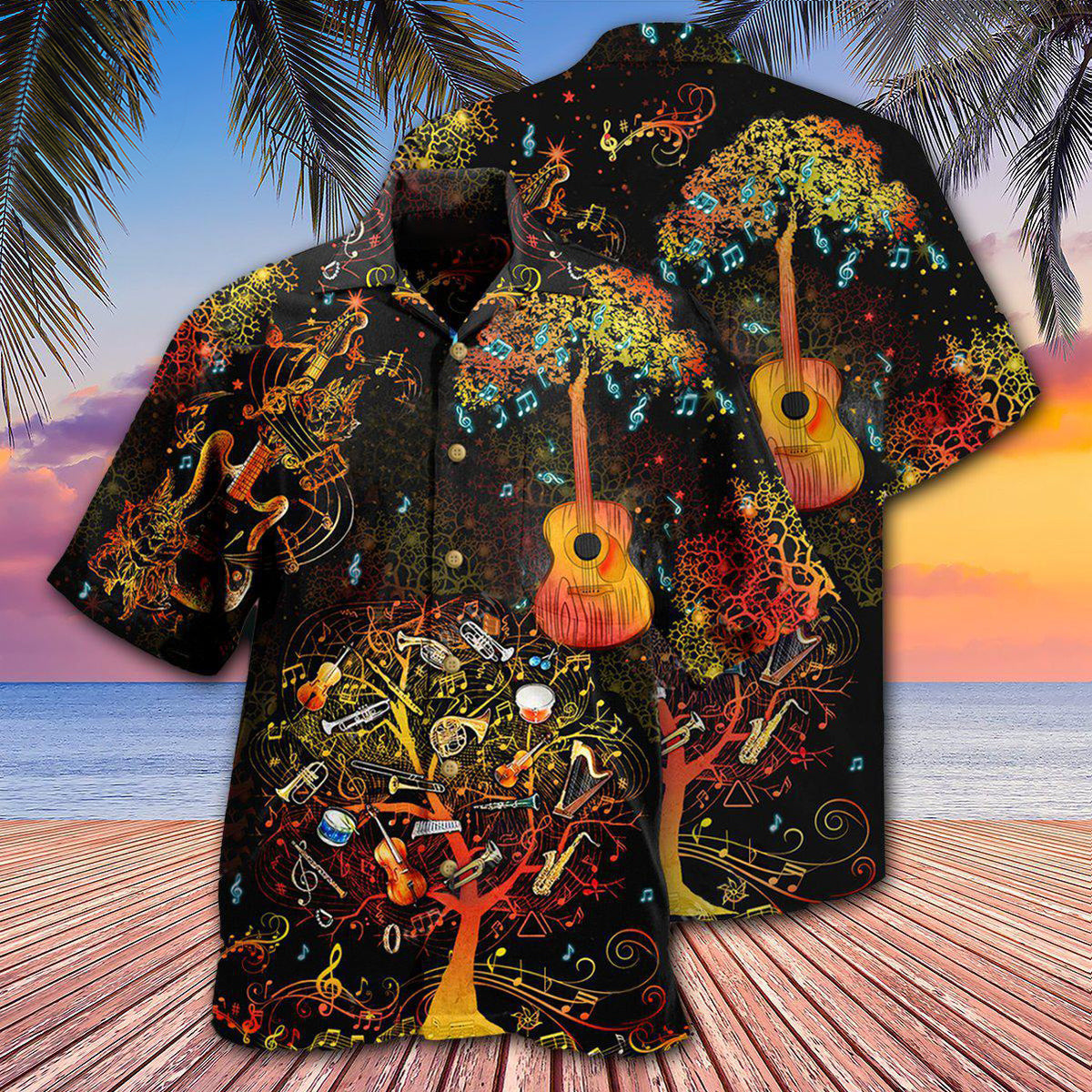 Music The Nocturne Of Time - Hawaiian Shirt - Reefox