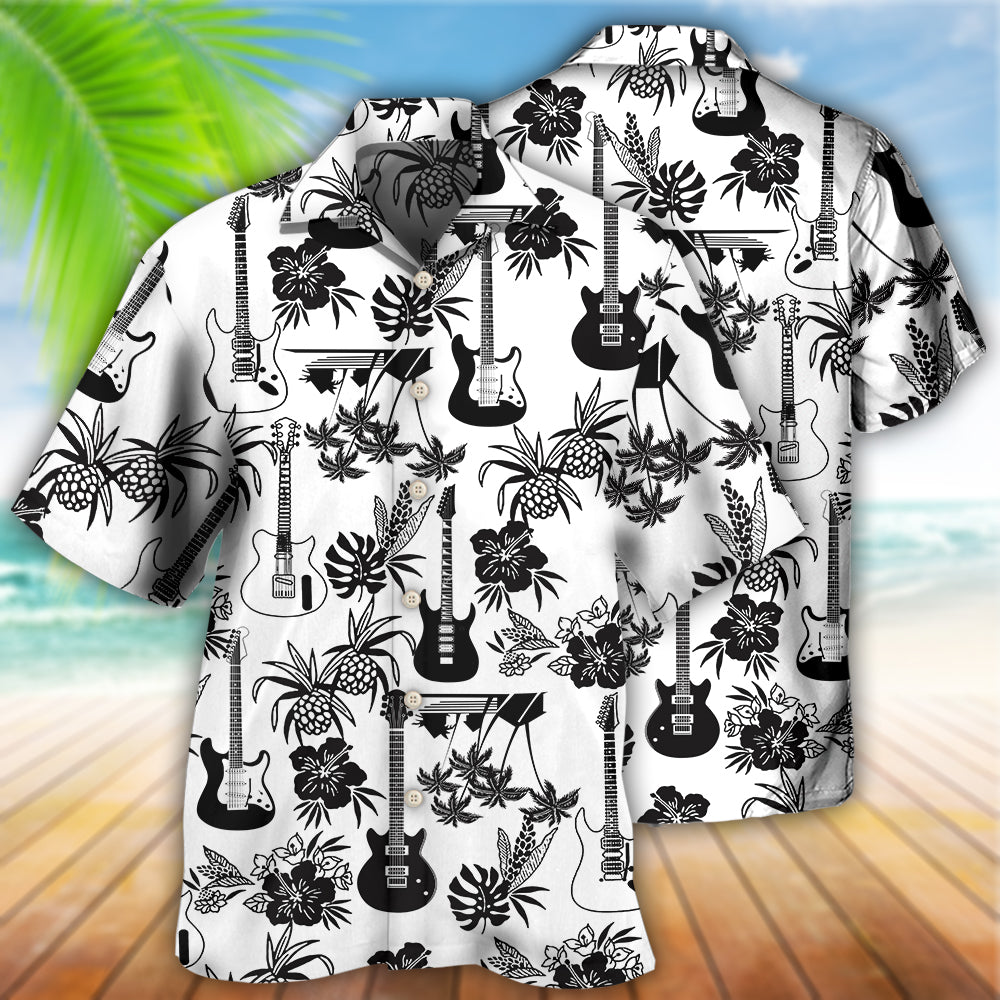 Guitar Music With Electric Guitar - Hawaiian Shirt - Reefox