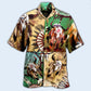 Native American Awesome Spirit Cool - Hawaiian Shirt - Reefox