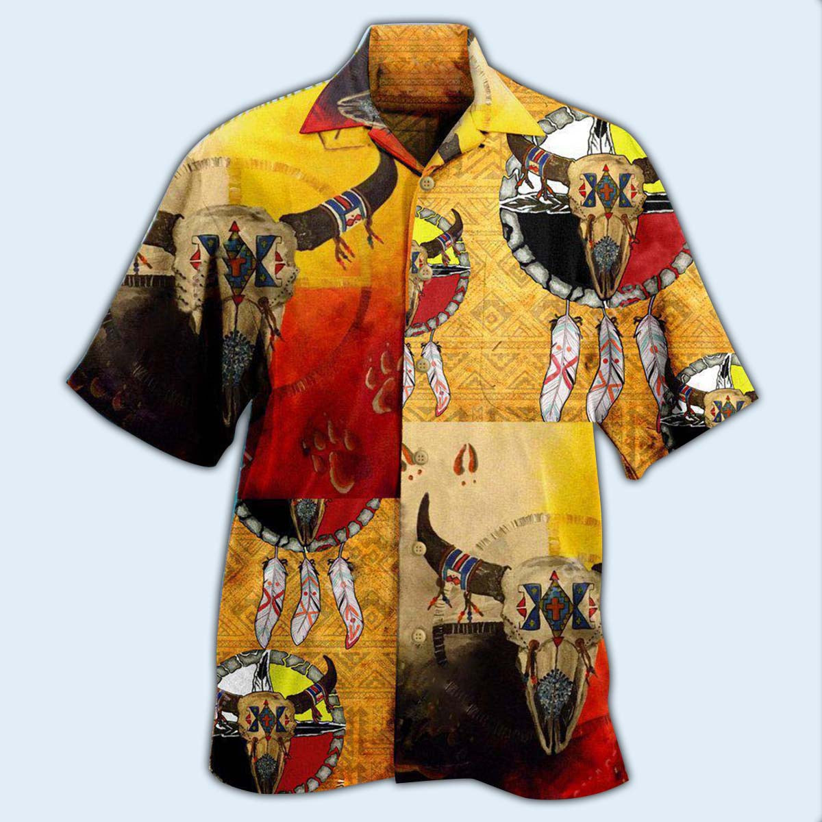 Native American Medicine Wheel Cool - Hawaiian Shirt - Reefox