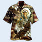 Native American Proud Eagle Cool - Hawaiian Shirt - Reefox