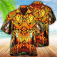 Native Horse Love Peace Life Sunset Pattern - Hawaiian Shirt - Reefox