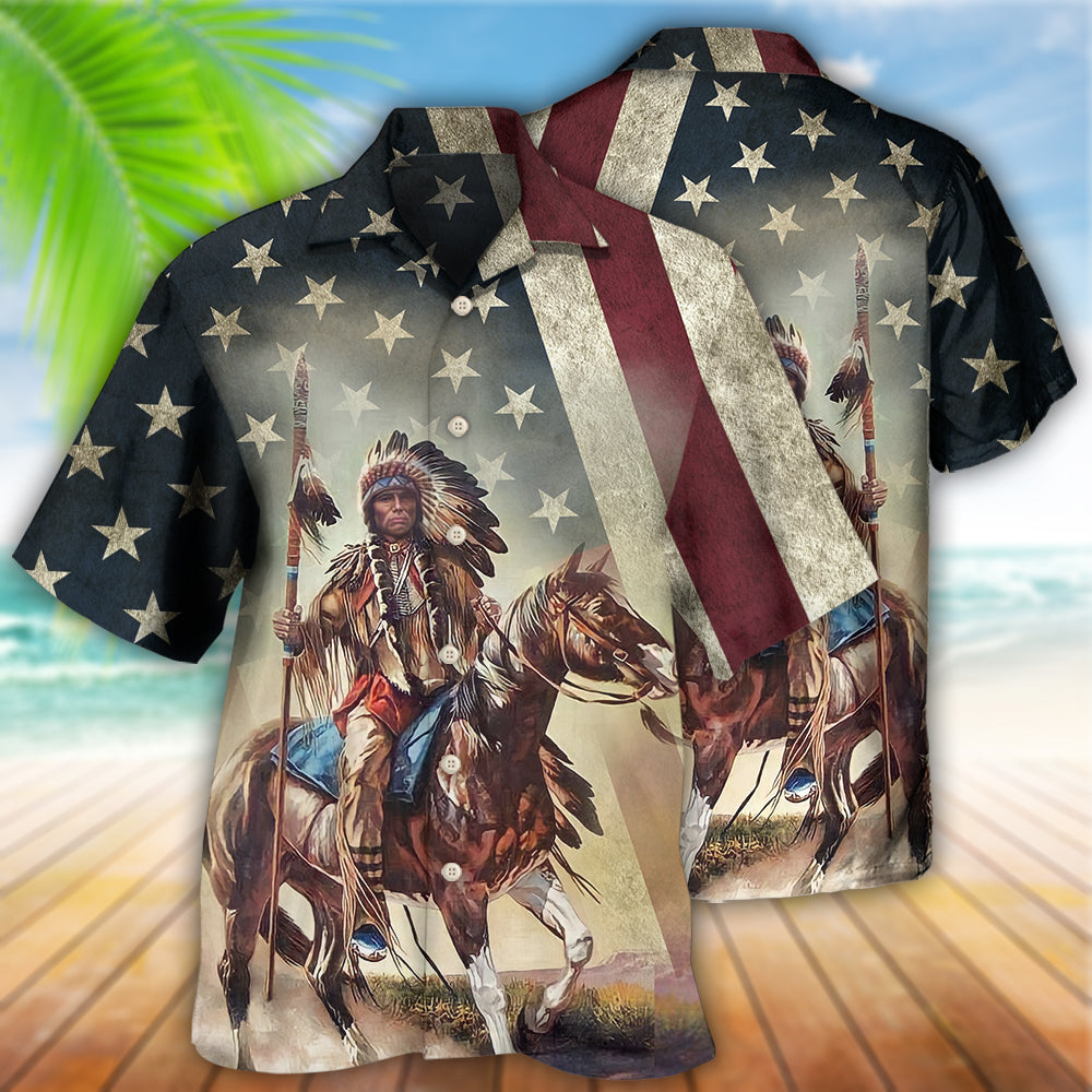Native Horses Protect Place America - Hawaiian Shirt - Reefox