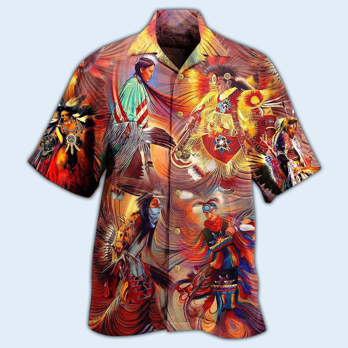 Native People Love Peace Life So Excited - Hawaiian Shirt - Reefox