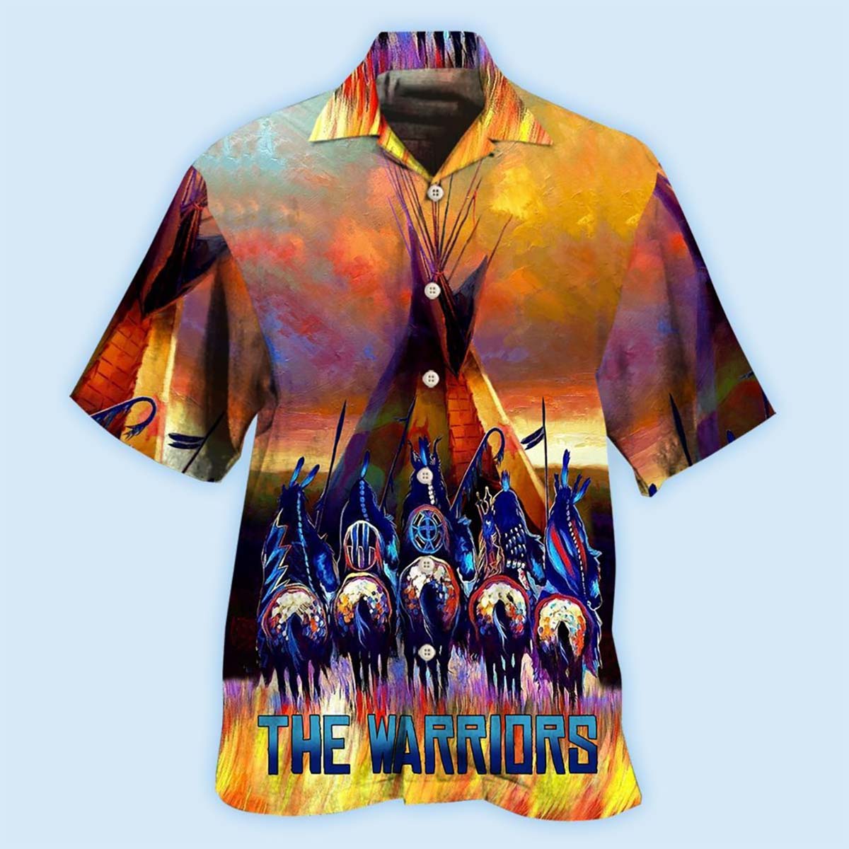 Native Pride Peaceful Forever The Warriors - Hawaiian Shirt - Reefox
