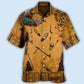Native Skull War Vintage - Hawaiian Shirt - Reefox