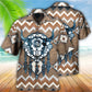 Native Style Love Peace Skull Dreamcather - Hawaiian Shirt - Reefox