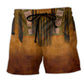 Beach Short / Adults / S Native Style Love Peace Vintage Cool - Beach Short Reefox - Owls Matrix LTD