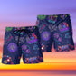 Poker Neon It's Poker Time - Beach Short Reefox - Owls Matrix LTD