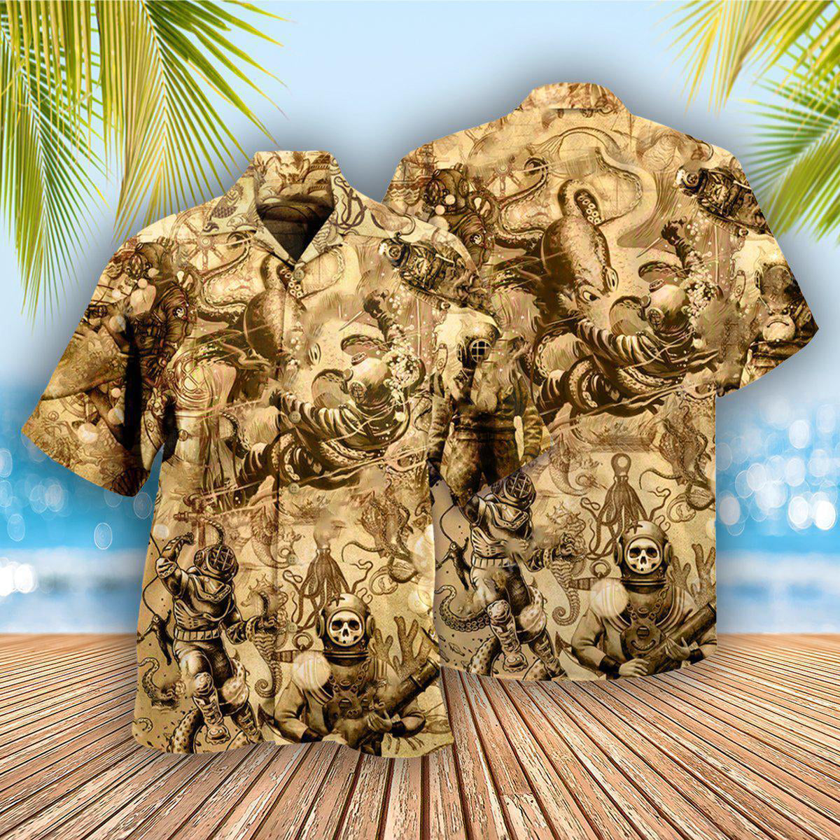 Ocean Life Is A Beach Then You Dive To Discovery - Hawaiian Shirt - Reefox