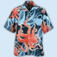 Octopus Colorful Ocean Life Basic - Hawaiian Shirt - Reefox