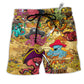 Beach Short / Adults / S Octopus Captain Pirates Cool - Beach Short Reefox - Owls Matrix LTD