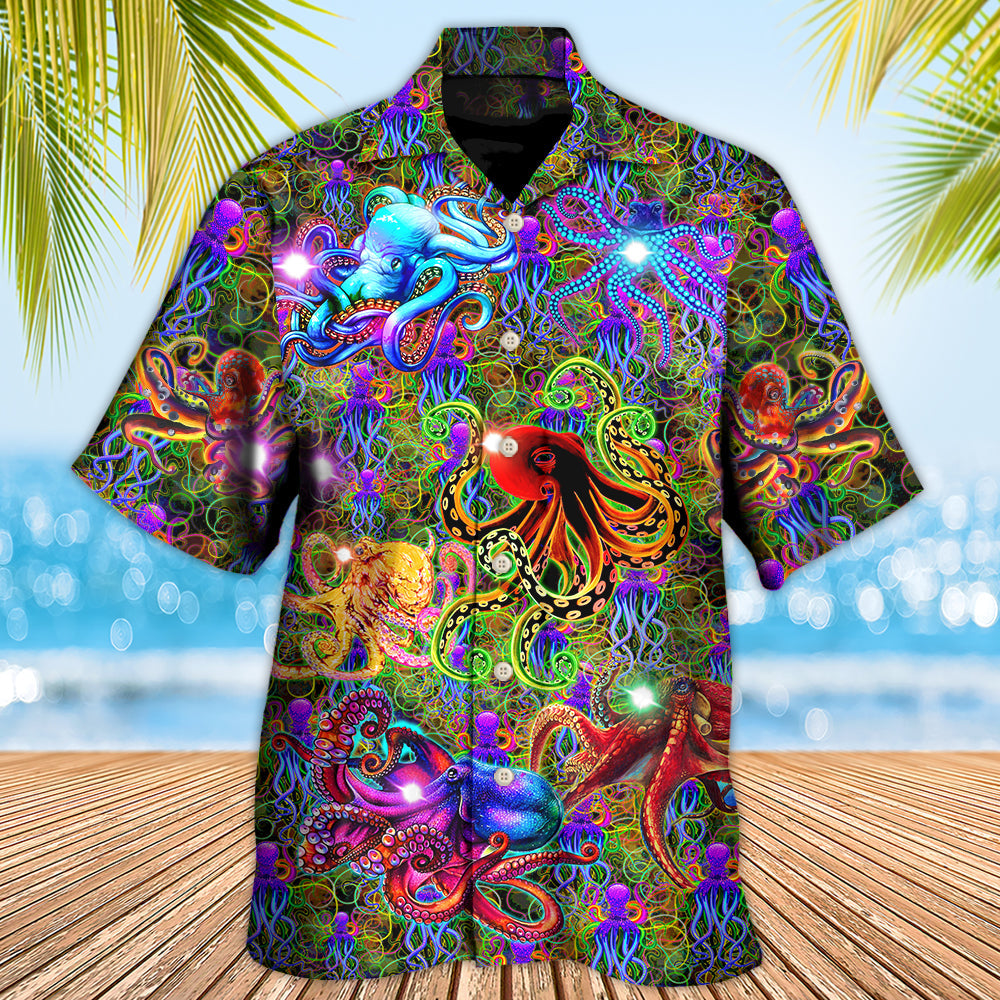 Octopus Life Is Better With An Octopus Fullcolor Nice Style - Hawaiian Shirt - Reefox