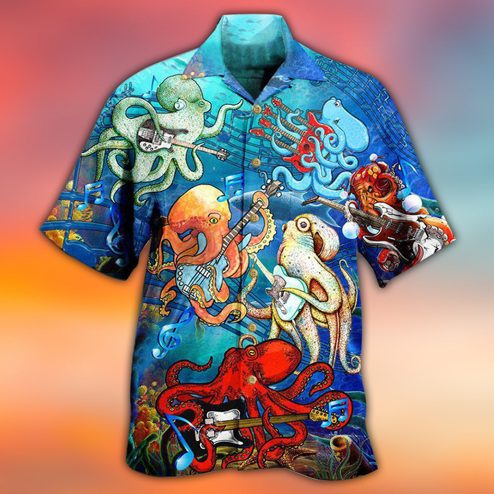 Octopus Rocktopus Happy - Hawaiian Shirt - Reefox