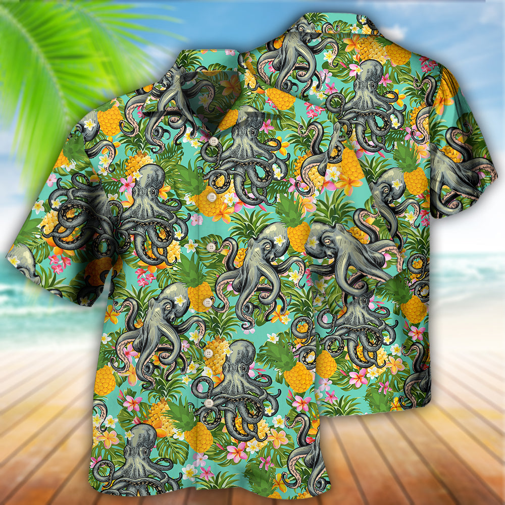 Octopus Tropical Peace Life Style - Hawaiian Shirt - Reefox