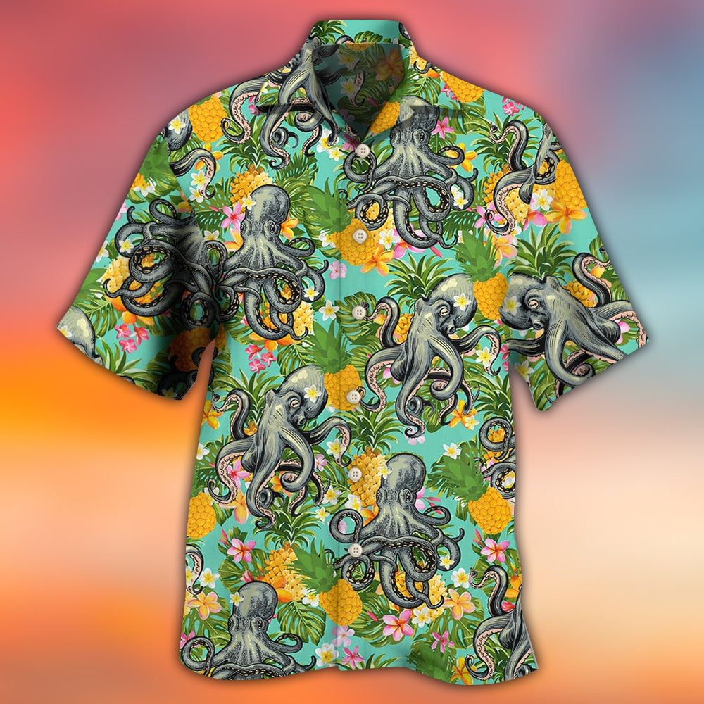 Octopus Tropical Peace Life Style - Hawaiian Shirt - Reefox